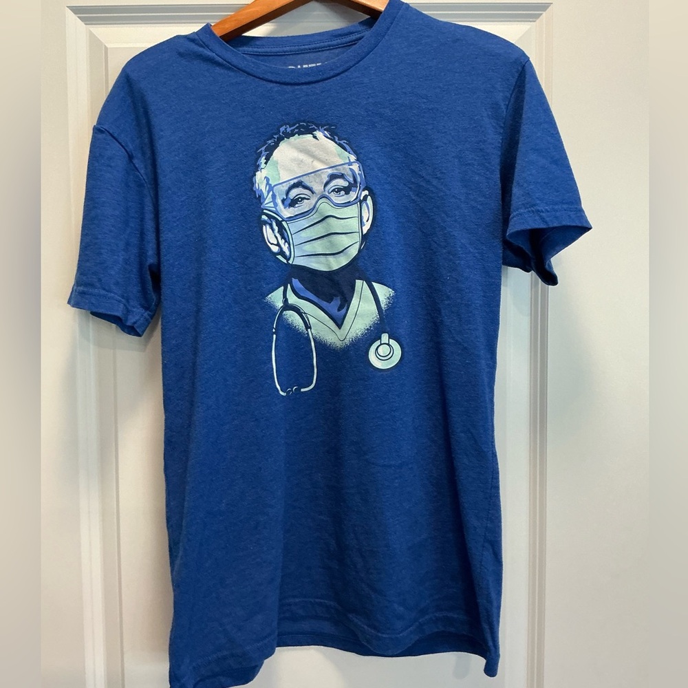 CHIVE Bill Murray Healthcare worker COVID 19 mask tee. Unisex. Medium.